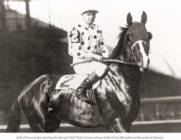 Triple Crown rider honored