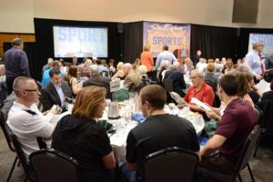 Banquet crowd